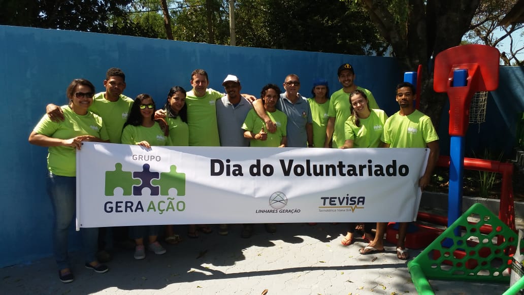 Dia do voluntariado feito pela Tevisa em Viana